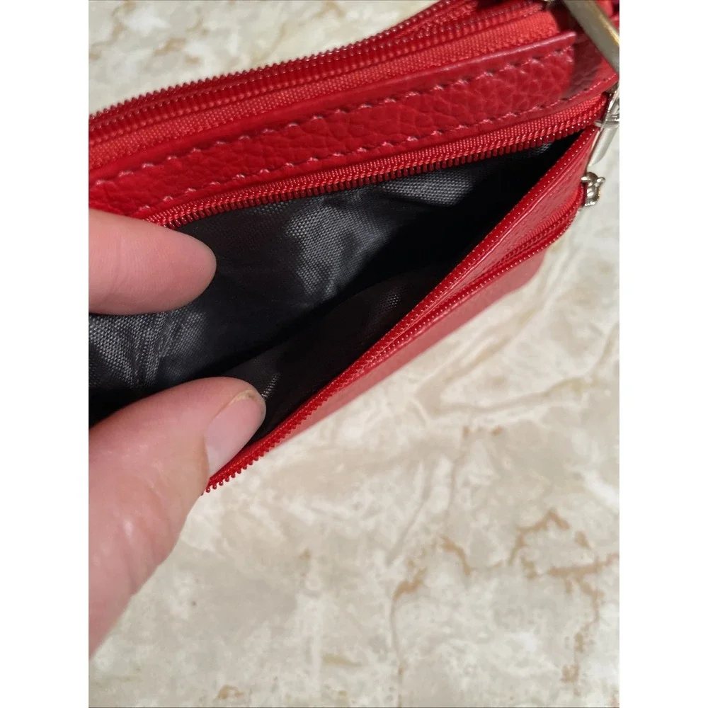 Perfect Little Red‎ Carry Change Purse or Minimalist Wallet